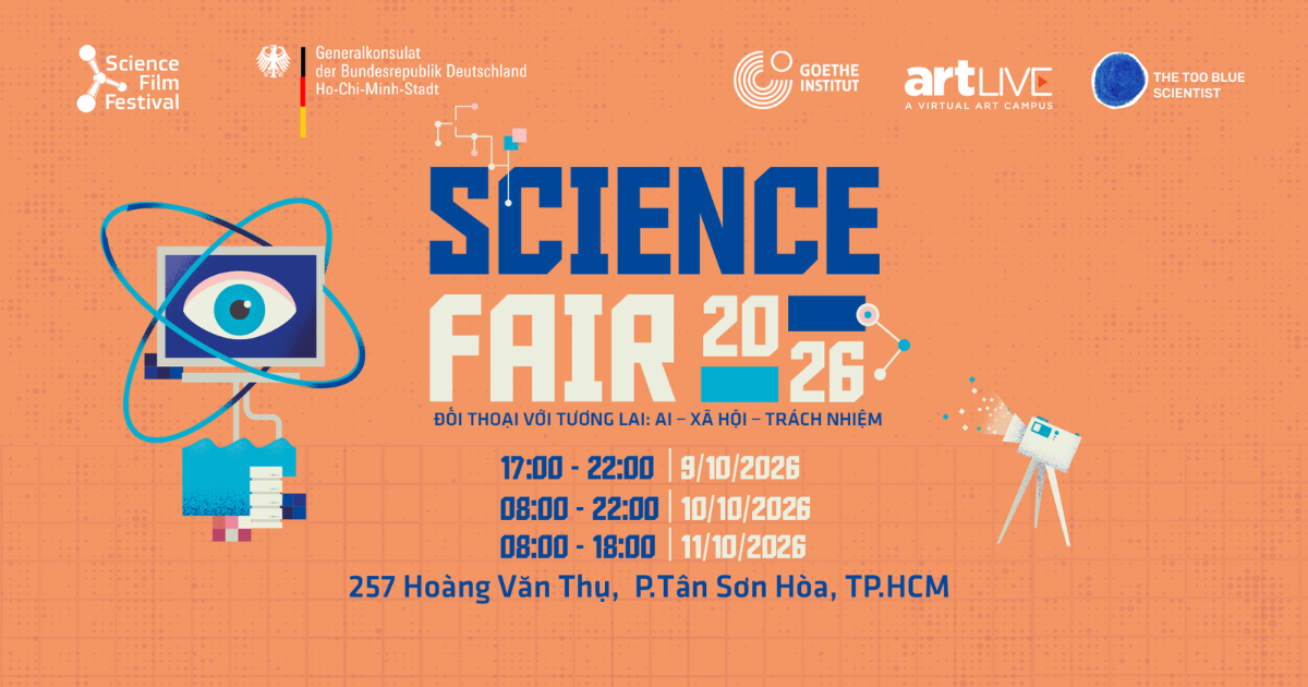 You are currently viewing Lời mời bạn đến với Science Fair 2026 để “đối thoại với tương lai” của một xã hội có AI